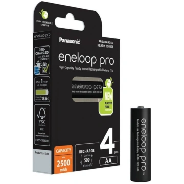 Panasonic Eneloop Pro Lādējamās Baterijas 4xAA / 2