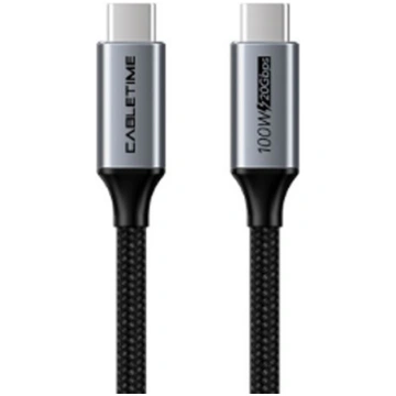 Cable USB3.2, Type C - Type C, 20Gbps, 100W, 20V/ 
