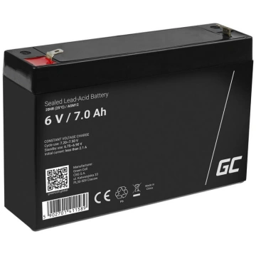 Green Cell Green Cell AGM VRLA 6V 7Ah maintenance-