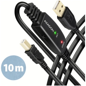 AXAGON USB repeater cable, 10 m ADR-210B USB Type 