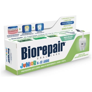 BIOREPAIR Junior (Mint, 6-12 gadi) zobu pasta, 75