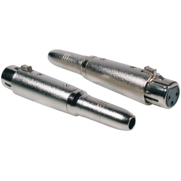 XLR female uz 6,3mm female mono jack pārveidotājs 