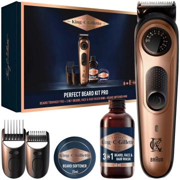 Skuveklis Braun King C Gillette Perfect Beard Kit 