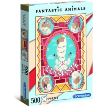 Clementoni, Fantastic Animals, Llamas, Puzzle, Uni