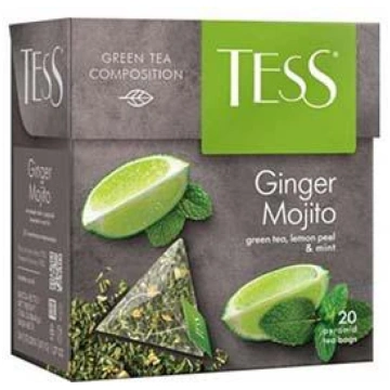 TESS Ginger Mohito Zaļā tēja 20x1.8g TS00788