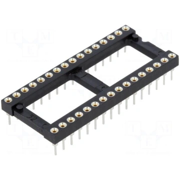 Socket: integrated circuits | Pitch: 2.54mm | open