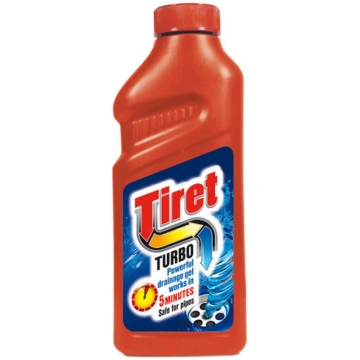 TIRET TURBO 500 ml/ kanalizācijas cauruļu tīrīšana