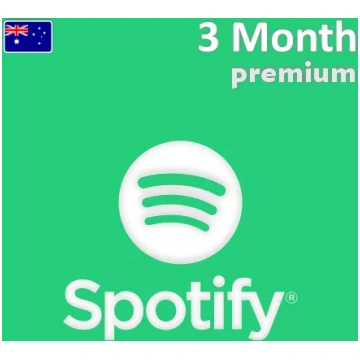Spotify Premium Gift Card 3 Month (Australia)