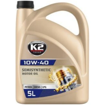 K2 Eļļa Dzinēja Półsyntetyczny 10w-40 5l