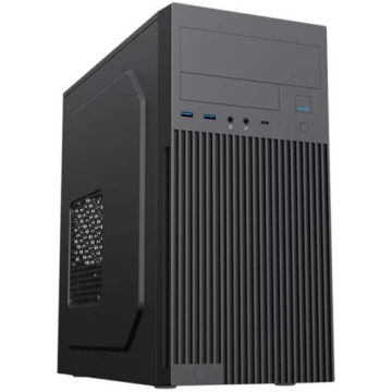 Mentor Micro-ATX Office PC Case With USB Type C an