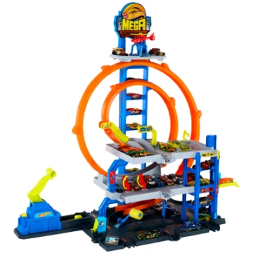 Autostāvvieta Mattel Hot Wheels Mega Loop JBM74, d