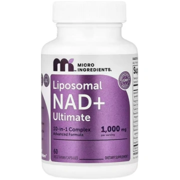 Micro Ingredients, Liposomal NAD + Ultimate, 60 Ve