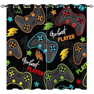YUANZU Gamepad aizkari bērniem, abstraktā Gamer Vi