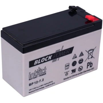 Intact Block-Power 12 V 7.2Ah (c20) 151x65x98 3/S-