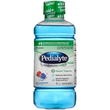 Pedialyte Advance Care elektrolītu šķīdums lietoša