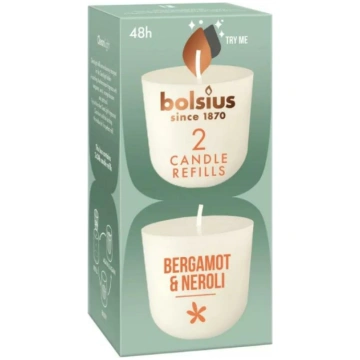 Bolsius sveces 37030512 2 gab. bergamot & neroli, 