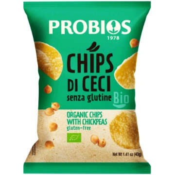 Bioloģiski turku zirņu čipsi, 40 g PROBIOS