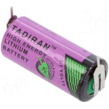 Battery: lithium (LTC) | 3.6V | 2/3AA,2/3R6 | 2pin
