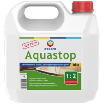 Eskaro AQUASTOP Bio 3L Dziļi uzsūcoša akrila grunt
