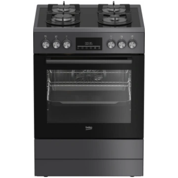 Gāzes plīts ar elektrisko cepeškrāsni Beko FBM6233