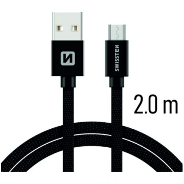 Swissten Textile Quick Charge Universal Micro USB 