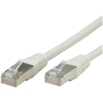 Value FTP Patch Cord Cat.5e (Class D), grey, 10 m 