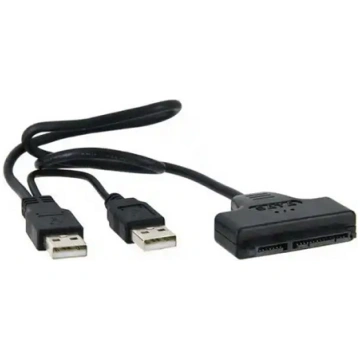 USB 2.0 Type-A to SATA 7+15Pin Adapter | CA915033 
