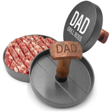 GALVANOX BBQ dāvana tētim Neslīpo alumīnija Hambur