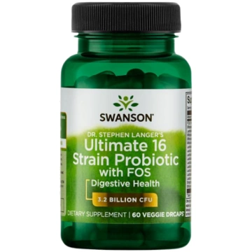 Ultimate 16 Strain Probiotic with FOS 60 kap Swans