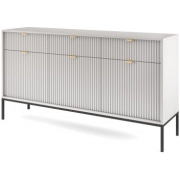 NOVA- KSZ-154 Kumode Pelēks P-FURNITURE