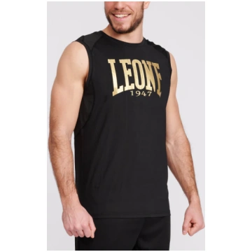 Maglietta smanicata Leone DNA Nero Oro - XXL