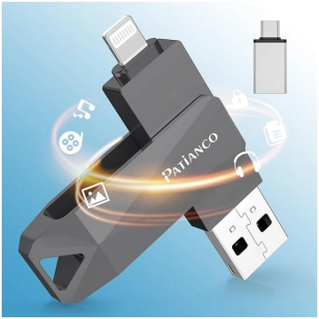 Patianco USB zibatmiņa iPhone 512 GB, MFI sertific
