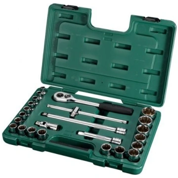 1/2" Dr. Socket 12pt. set 24pcs