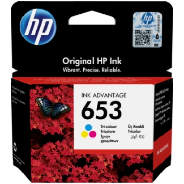 Tintes kārtridžs Hewlett-Packard No.653 Tri-color 