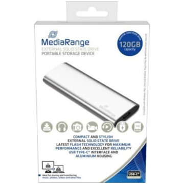 External SSD|MEDIARANGE|Read speed 450 MB/s|Write 