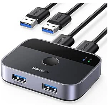 UGREEN USB Switch 2PC 2 in 2 Out 5Gbps USB Switch 