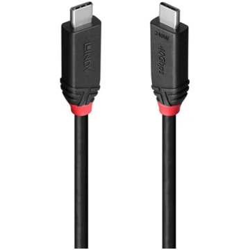 CABLE USB4 240W TYPE C 2M/BLACK LINE 37002 LINDY 3
