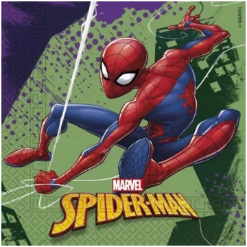 Spiderman salvetes (20 gabali)