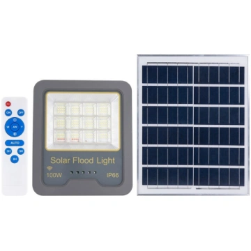 Solar flood light with motion sensor 100W LU40100W