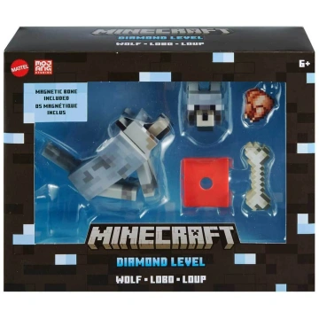 Minecraft vilks Diamond Level Action Figure Wolf H