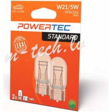 PTZ46-02B - Powertec STANDARD W21/5W T20 7443 12V 