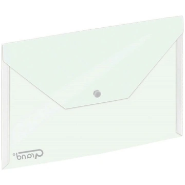 Plastmasas aploksne ar klipsi, Grand, A4, balta