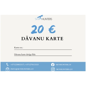 Dāvanu karte - 20 eiro Skyhunters LV20GC