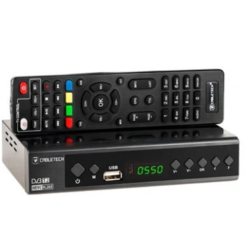 Tuner TV Cabletech Tuner DVB-T/C Hevc H.265 10bit 