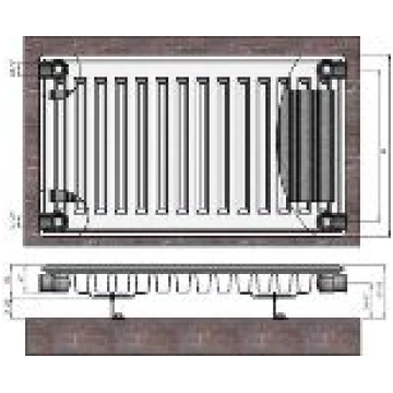 Termolux radiators Tips 11x500x1800 Compact, sānu 