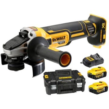 Leņķslīpmašīna XR Li-ion 18 V XR 125 mm, 2 akumula