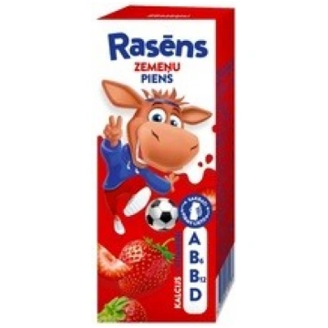 Piens, Rasēns, zemeņu, 1.5%, 200 ml