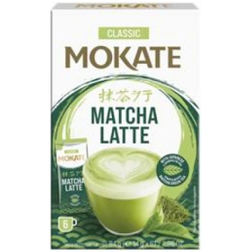 Šķīstošais dzēriens MOKATE Matcha Classic 6x14g