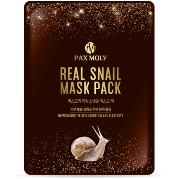 PAX MOLY Real Snail Mask Pack, sejas maska 25ml | 