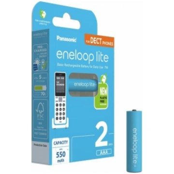 Uzlādējamās baterijas Eneloop Lite HR03 550 mAh (A